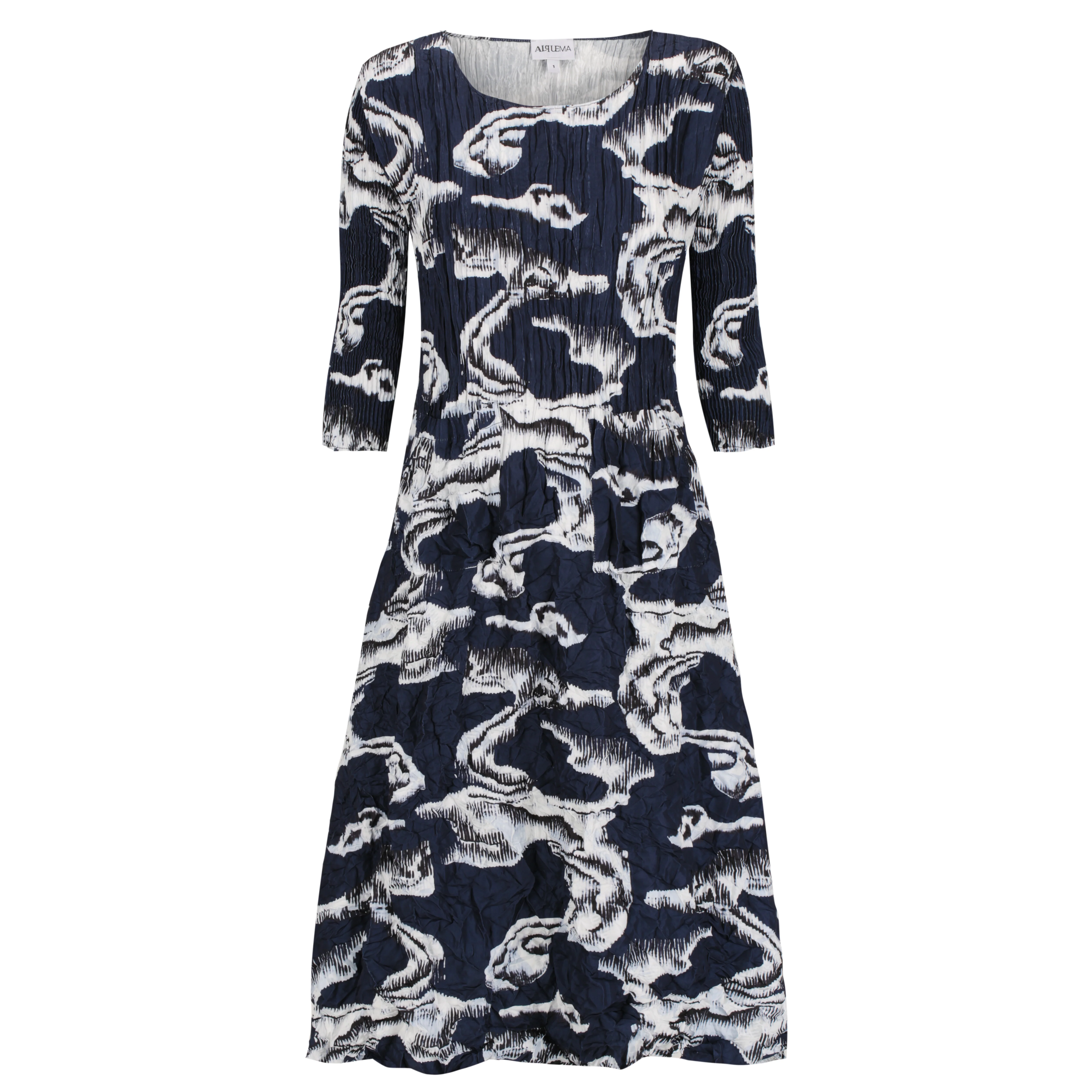 3/4 Sleeve Smash Pocket Dress - Prints - Image 17