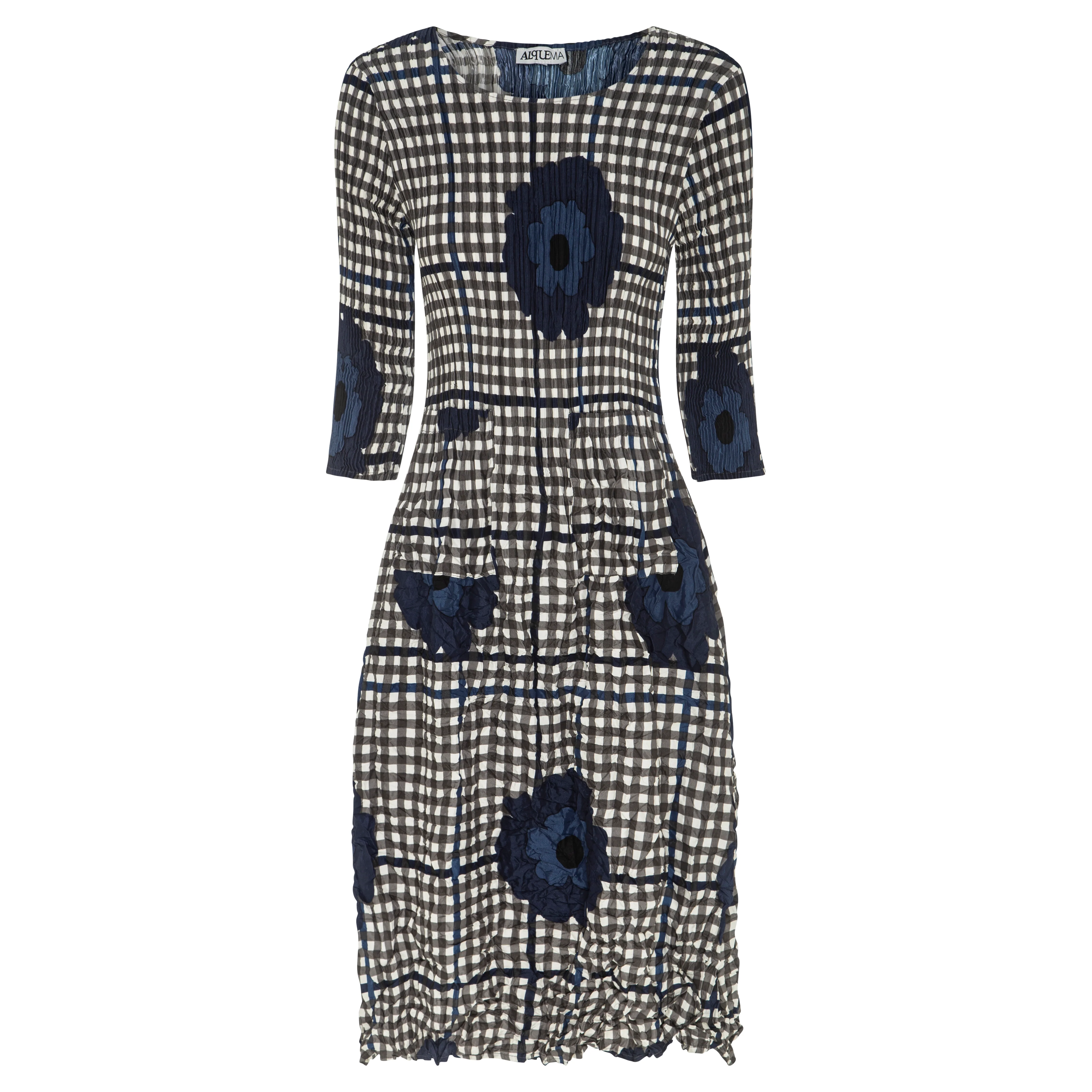 3/4 Sleeve Smash Pocket Dress - Prints - Image 17