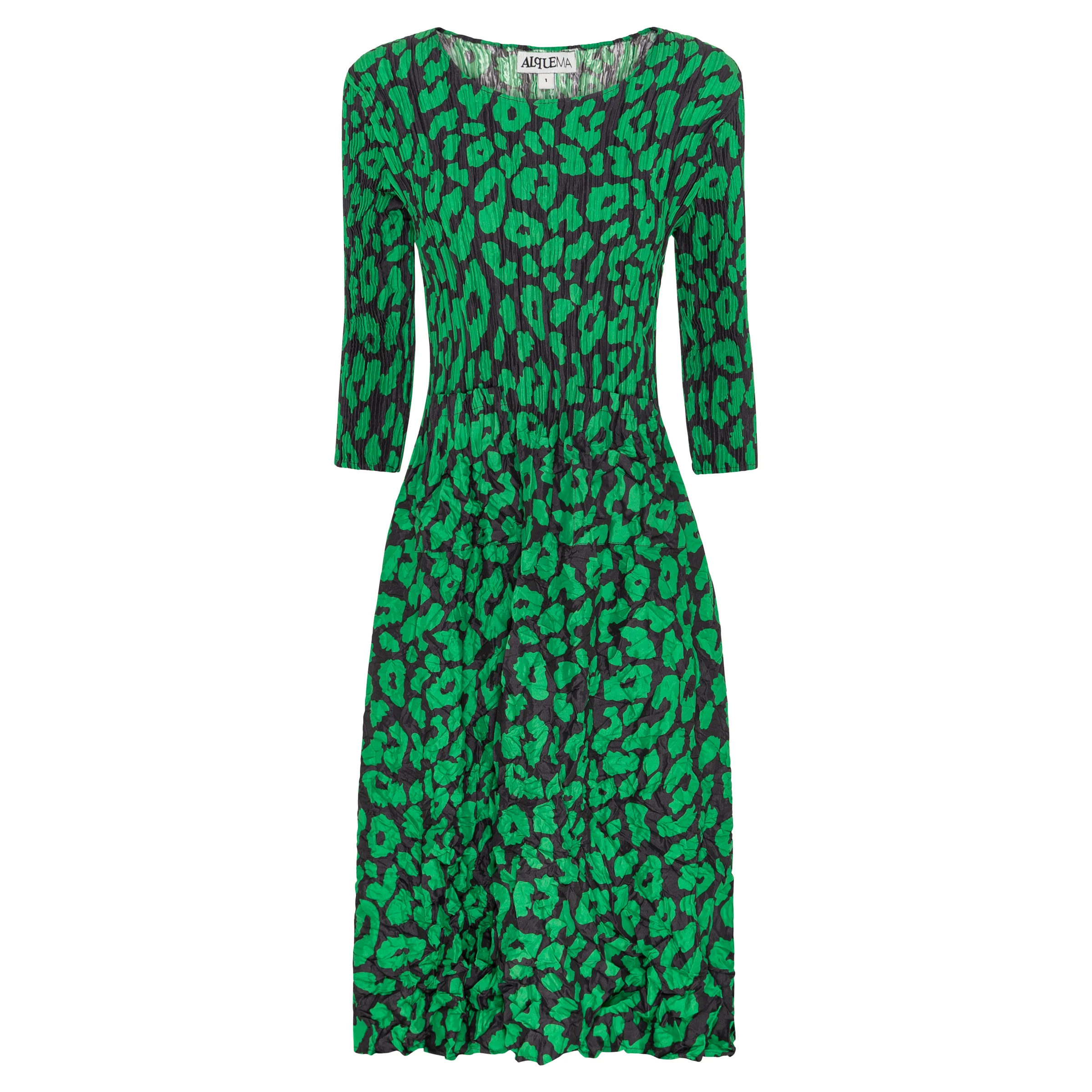 3/4 Sleeve Smash Pocket Dress - Prints - Image 26