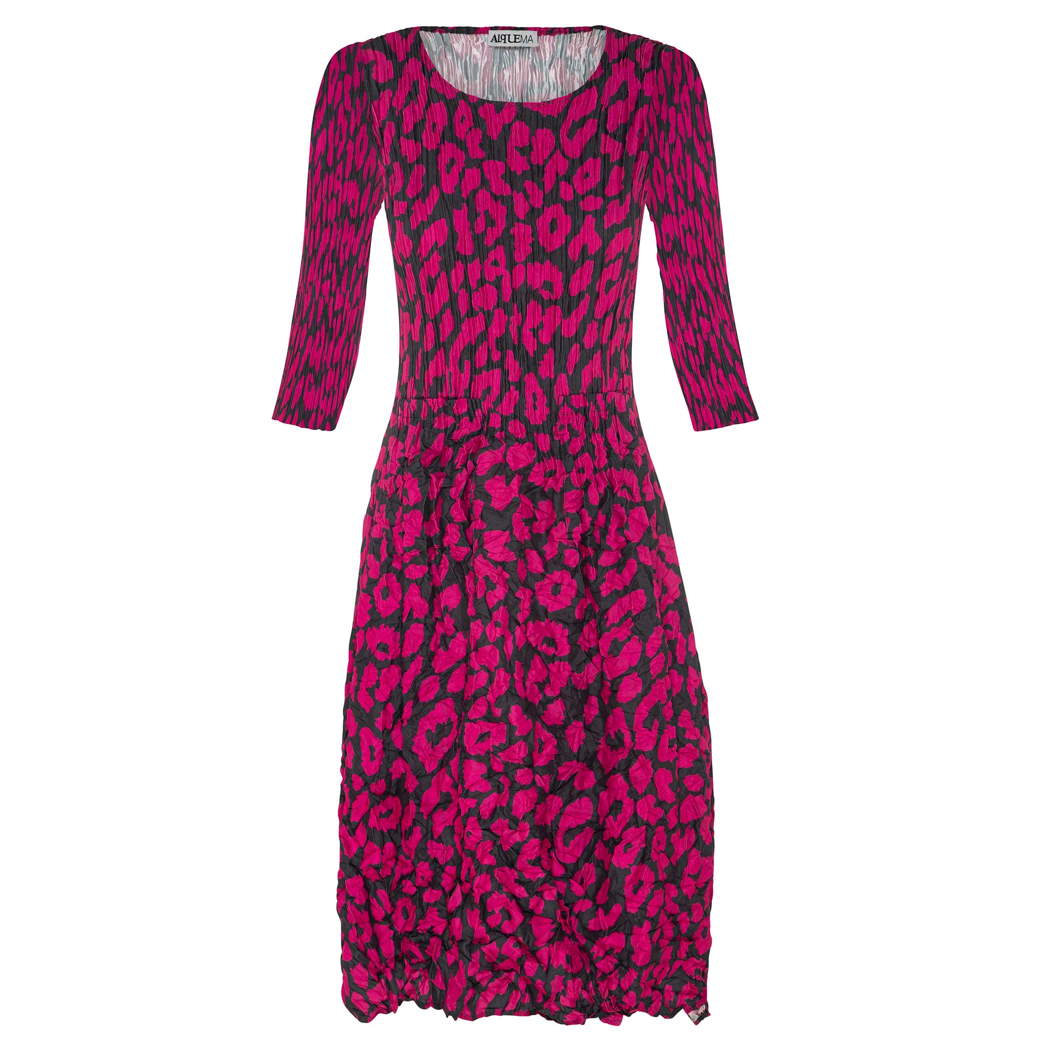 3/4 Sleeve Smash Pocket Dress - Prints - Image 28