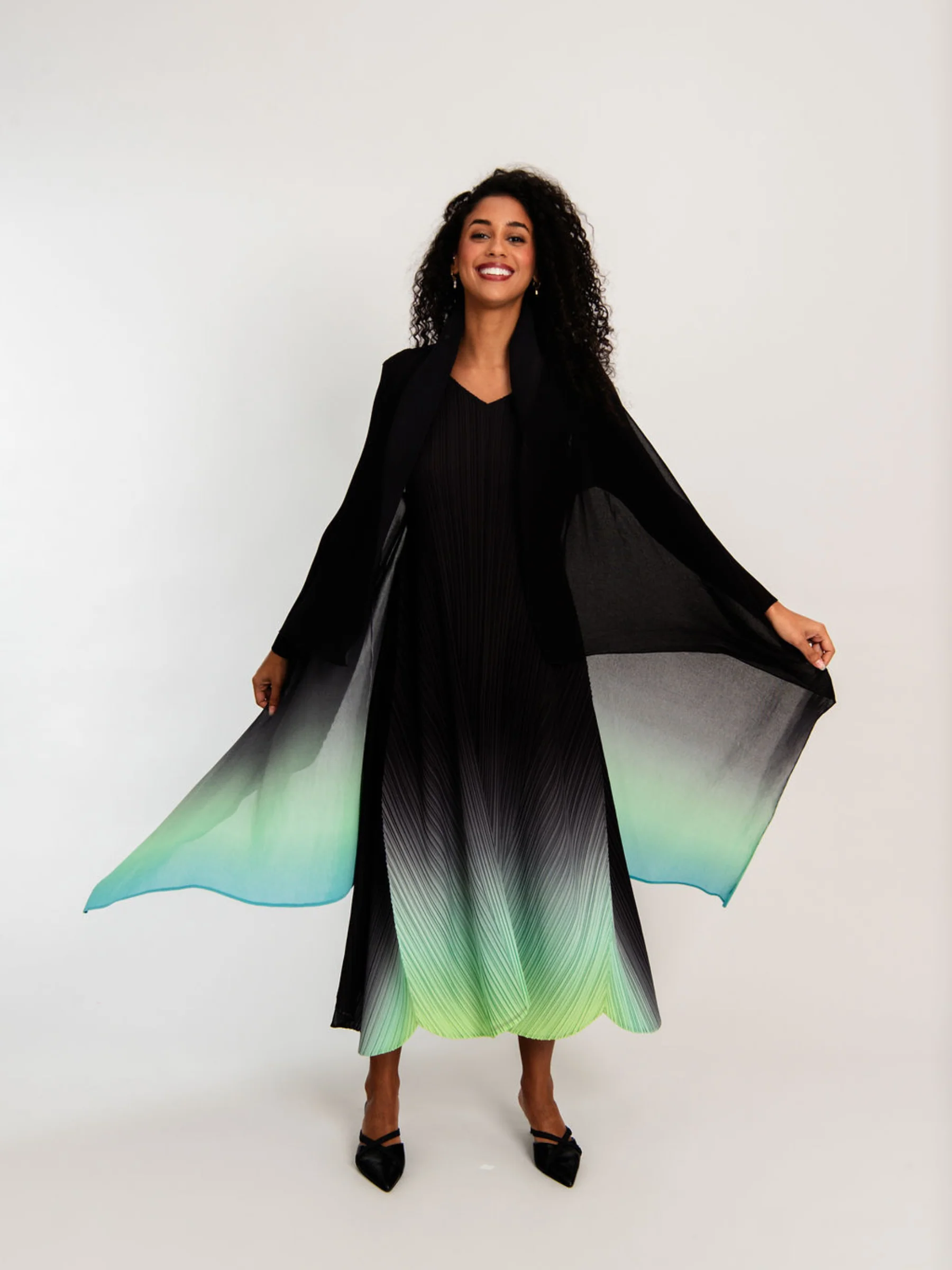 Collare Coat - Ombre - Image 33