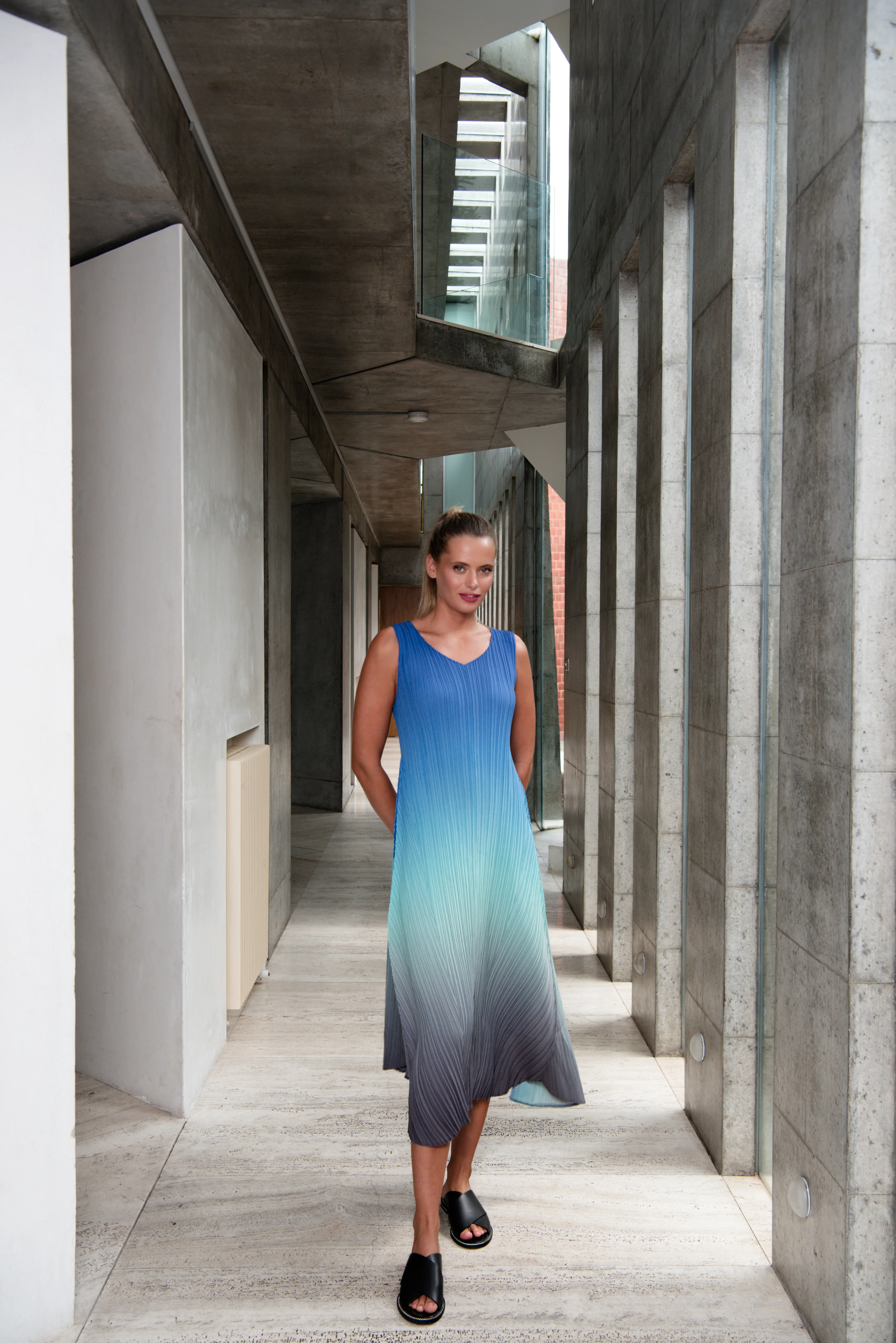 Long Estrella Dress - Ombre - Image 58