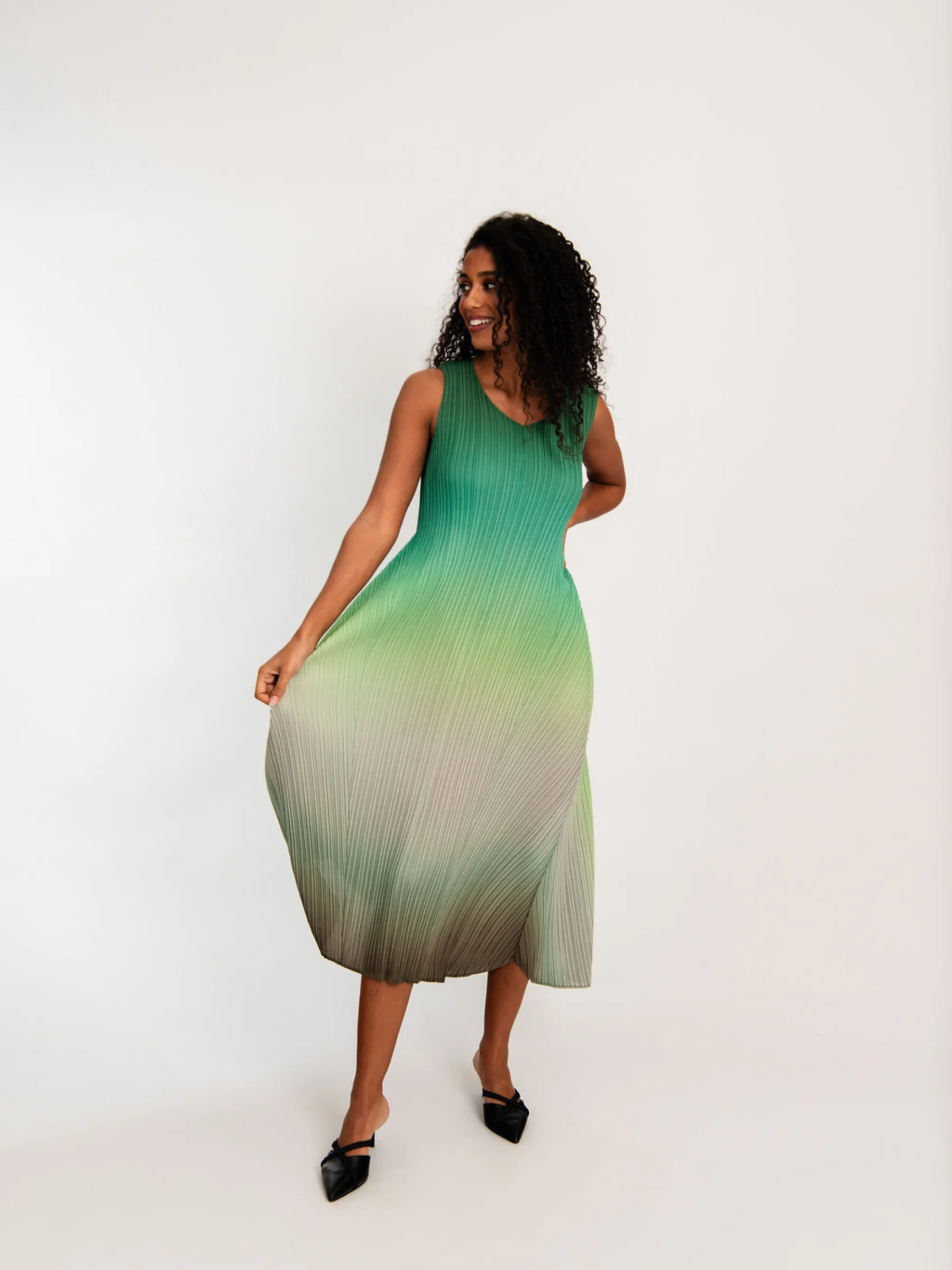 Long Estrella Dress - Ombre - Image 37