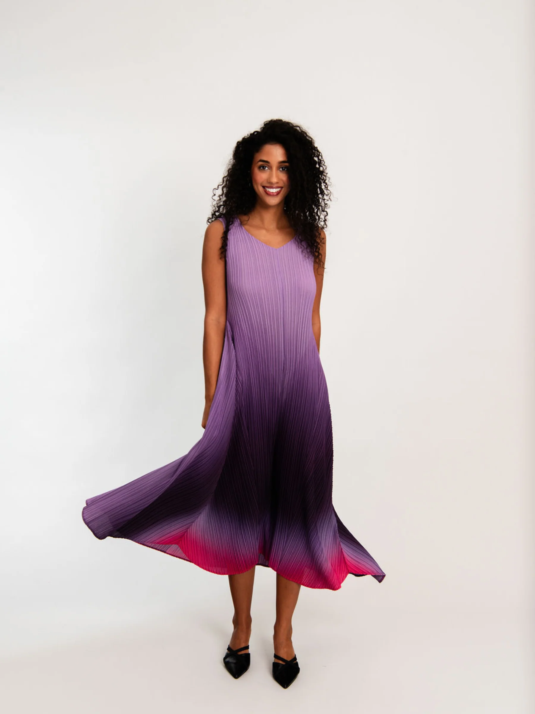 Long Estrella Dress - Ombre - Image 45