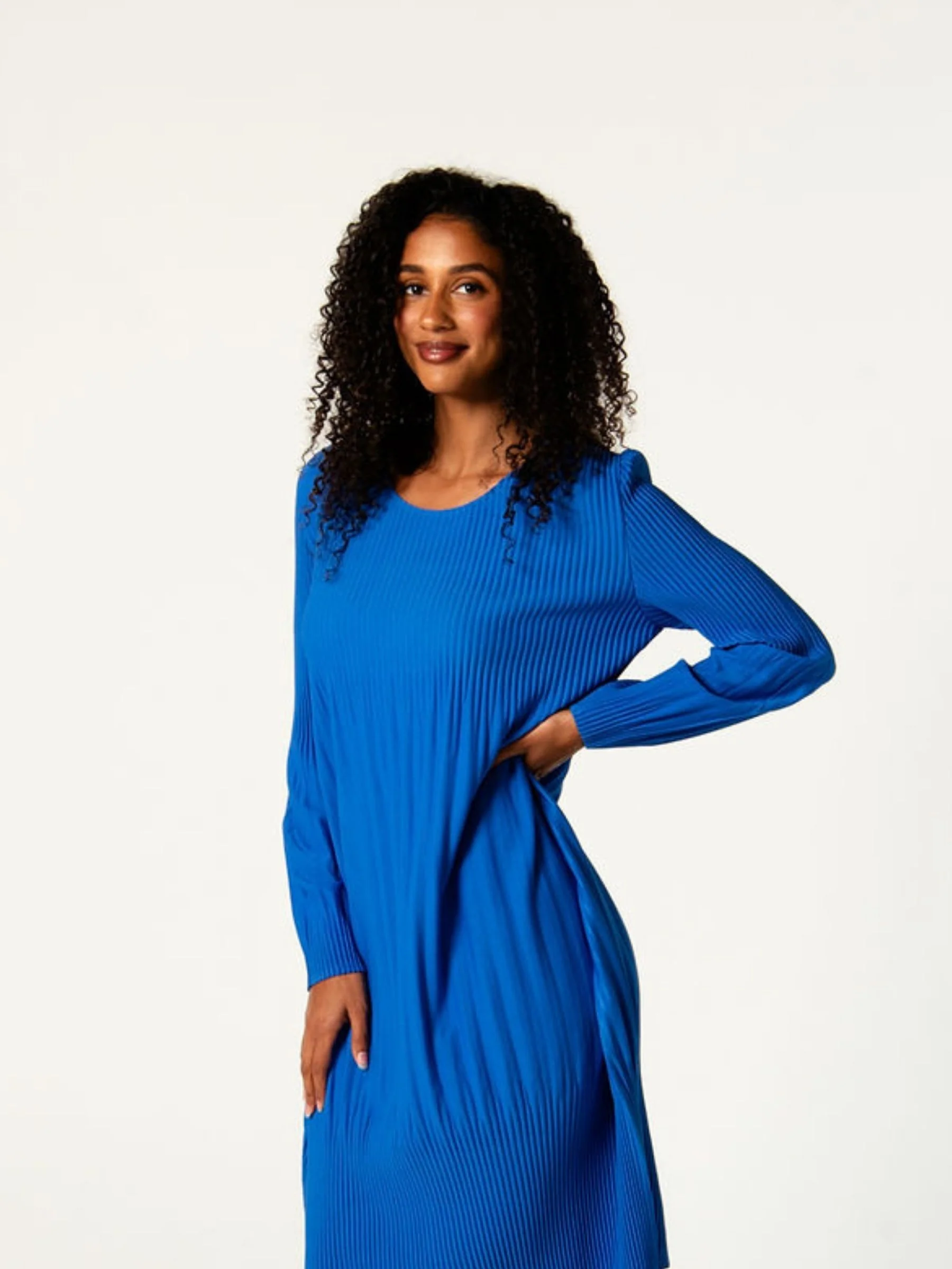 Long Sleeve Baby Doll Dress - Image 2
